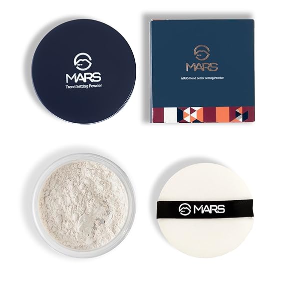 MARS Trend Setting Loose Powder | Lightweight & Long Lasting (01-Matte Translucent)